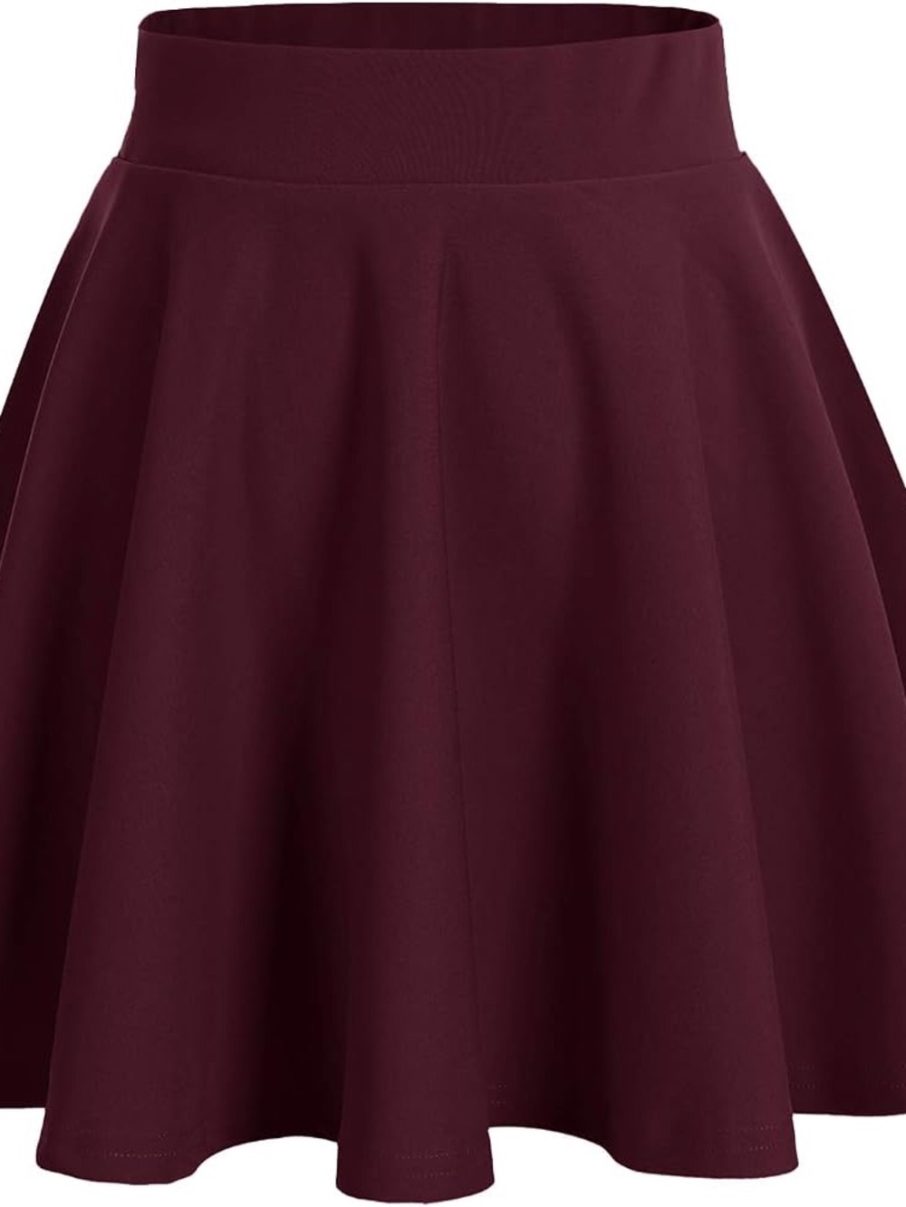 PINK Victoria's Secret Burgundy Skater Skirt